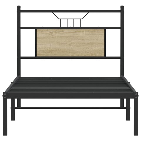  Łóżko bez materaca, dąb sonoma, 75x190 cm Lumarko! Lumarko!