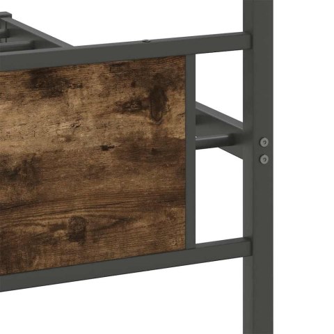 Łóżko bez materaca, przydymiony dąb, 100x200 cm Lumarko! Lumarko!