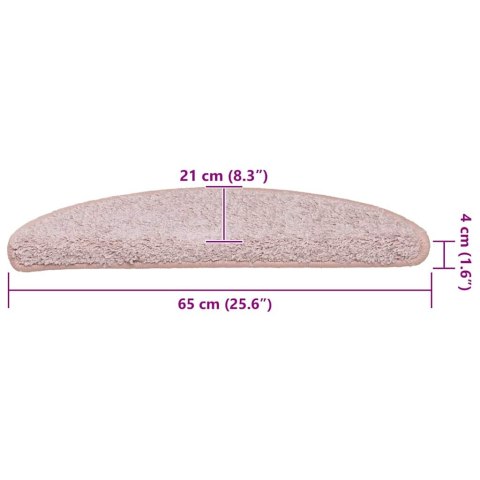  Maty na schody 30 szt. Jasnoróżowe 65x21x4 cm Lumarko! Lumarko!