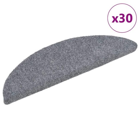 Maty na schody samoprzylepne 30 szt. Jasnoszary 56x17x3 cm Lumarko! Lumarko!