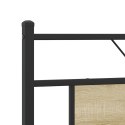  Metalowa rama łóżka, bez materaca, dąb sonoma, 160x200 cm Lumarko! Lumarko!