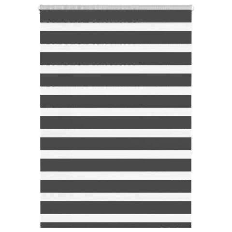  Roleta zebra, czarna, szerokość tkaniny 110,9cm, poliester Lumarko! Lumarko!