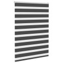  Roleta zebra, czarna, szerokość tkaniny 110,9cm, poliester Lumarko! Lumarko!