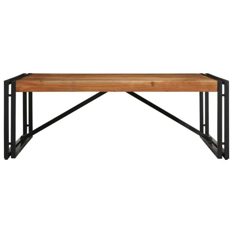  Stolik kawowy 100x100x35 cm lite drewno akacjowe Lumarko! Lumarko!