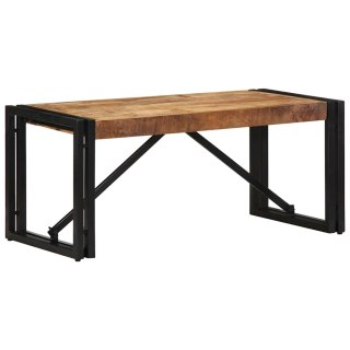  Stolik kawowy 80x40x35 cm lite drewno surowe mango Lumarko! Lumarko!