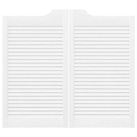 Drzwi wahadłowe żaluzjowe 2 pary białe 90x100 cm Lumarko! Lumarko!