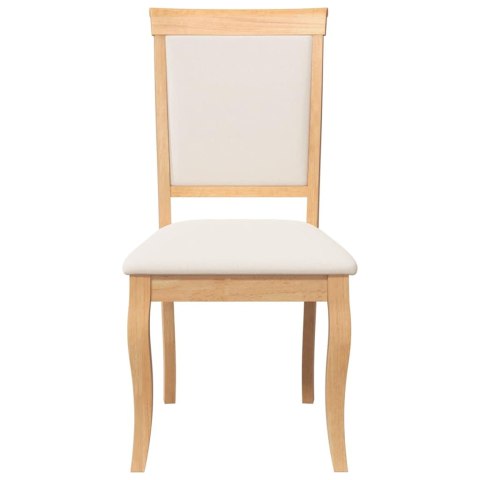  Krzesła do jadalni z poduszkami 2 szt. drewno lite guma Lumarko! Lumarko!