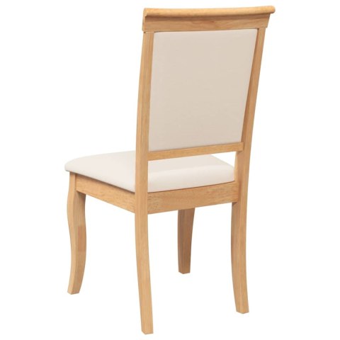  Krzesła do jadalni z poduszkami 2 szt. drewno lite guma Lumarko! Lumarko!