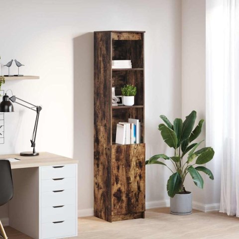  Komoda z drewna klejonego dąb wędzony 37,5x35x180 cm Lumarko! Lumarko!