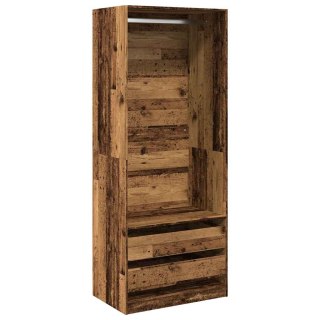 Szafa, stare drewno, 80x50x200 cm, materiał drewnopochodny Lumarko! Lumarko!
