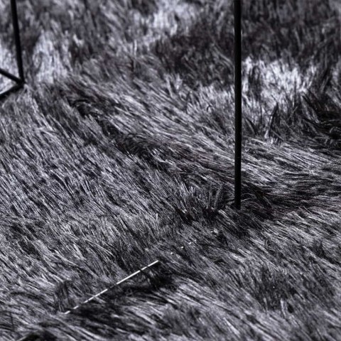Dywan shaggy z długim włosiem, NAVARRA, ciemnoszary, 160x160 cm Lumarko! Lumarko!