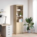  Komoda Sonoma Oak 50x35x180 cm Drewno klejone Lumarko! Lumarko!