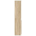  Komoda Sonoma Oak 50x35x180 cm Drewno klejone Lumarko! Lumarko!