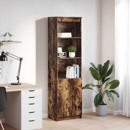  Komoda z drewna klejonego dąb wędzony 50x35x180 cm Lumarko! Lumarko!