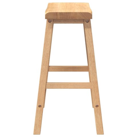  Hokery barowe 2 szt. Naturalne drewno lite guma Lumarko! Lumarko!