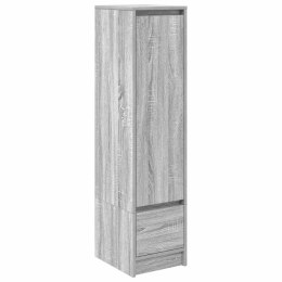  Komoda Szara Sonoma 29,5x34x119,5 cm Drewno klejone Lumarko! Lumarko!