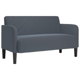  Sofa dwuosobowa Ciemnoszara 109 cm Aksamit Lumarko! Lumarko!