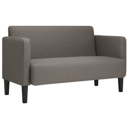  Sofa dwuosobowa jasnoszara 109 cm Tkanina sztruksowa Lumarko! Lumarko!