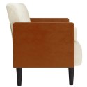  Sofa dwuosobowa z poduszkami w kolorze kremowym 110 cm Lumarko! Lumarko!