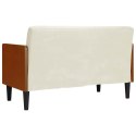  Sofa dwuosobowa z poduszkami w kolorze kremowym 110 cm Lumarko! Lumarko!