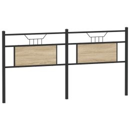 Zagłówek Sonoma Oak 160 cm Drewno i stal konstrukcyjna Lumarko! Lumarko!