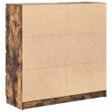  Komoda Dąb wędzony 100x35x99 cm Drewno klejone Lumarko! Lumarko!