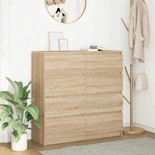  Komoda Sonoma Oak 100x35x99 cm Drewno klejone Lumarko! Lumarko!