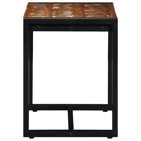 Ławka wielokolorowa 60x35x45 cm lite drewno odzyskane Lumarko! Lumarko!