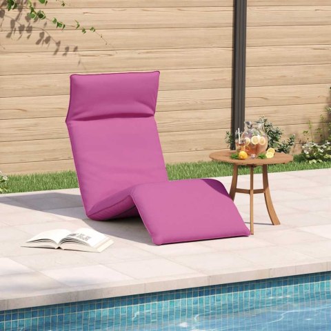  Leżak składany różowy 175x54x8,5 cm Oxford Fabric Lumarko! Lumarko!