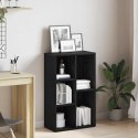 Regał biblioteczny Czarny Dąb 50x25x80 cm Drewno klejone Lumarko! Lumarko!
