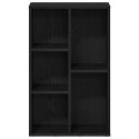 Regał biblioteczny Czarny Dąb 50x25x80 cm Drewno klejone Lumarko! Lumarko!