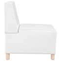  Sofa Fotel Biały 55 cm Skóra ekologiczna Lumarko! Lumarko!