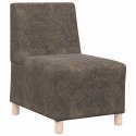 Sofa Fotel Ciemnoszary 55 cm Skóra syntetyczna zamszowa Lumarko! Lumarko!