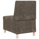 Sofa Fotel Ciemnoszary 55 cm Skóra syntetyczna zamszowa Lumarko! Lumarko!