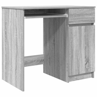  Biurko Sonoma Szare 86x49x76 cm Drewno klejone Lumarko! Lumarko!