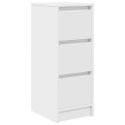 Komoda Biała 29,5x34x76 cm Drewno klejone Lumarko! Lumarko!