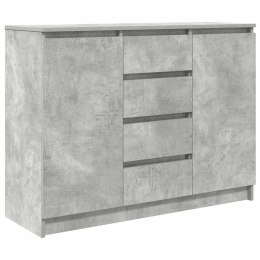  Komoda z szufladami Betonowy Szary 100,5x35x76cm Drewno klejone Lumarko! Lumarko!