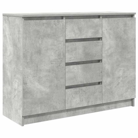 Komoda z szufladami Betonowy Szary 100,5x35x76cm Drewno klejone Lumarko! Lumarko!