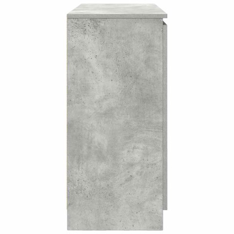 Komoda z szufladami Betonowy Szary 100,5x35x76cm Drewno klejone Lumarko! Lumarko!