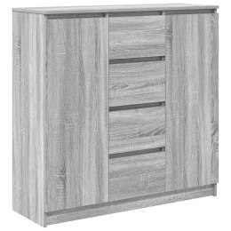  Komoda z szufladami Szara Sonoma 100,5x35x98,5 cm Lumarko! Lumarko!