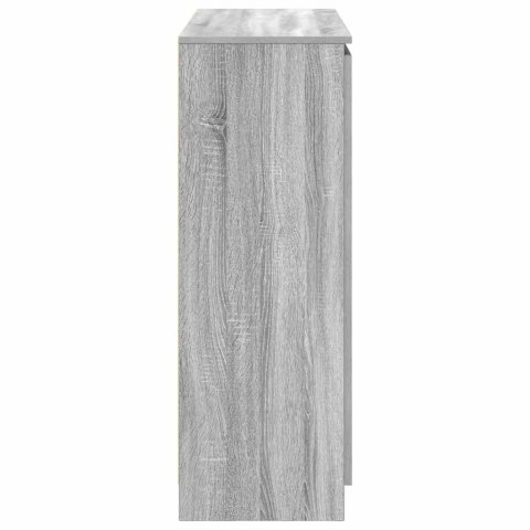 Komoda z szufladami Szara Sonoma 100,5x35x98,5 cm Lumarko! Lumarko!