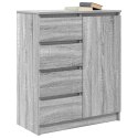 Komoda z szufladami Szary Sonoma 71x35x84 cm Drewno klejone Lumarko! Lumarko!