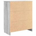 Komoda z szufladami Szary Sonoma 71x35x84 cm Drewno klejone Lumarko! Lumarko!