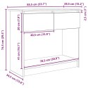  Konsola ze Szufladami Artisan Oak 85,5x38,5x74,5 cm Lumarko! Lumarko!