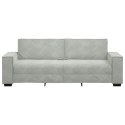  Sofa 3-osobowa, jasnoszara, 180 cm, tapicerowana aksamitem Lumarko! Lumarko!
