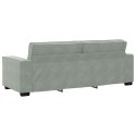  Sofa 3-osobowa, jasnoszara, 180 cm, tapicerowana aksamitem Lumarko! Lumarko!