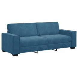  Sofa 3-osobowa, niebieski, 180 cm, tapicerowana aksamitem Lumarko! Lumarko!