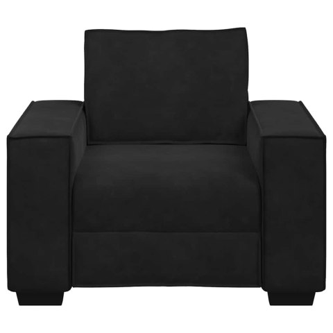  Sofa Fotel Czarny 60 cm Aksamit Lumarko! Lumarko!