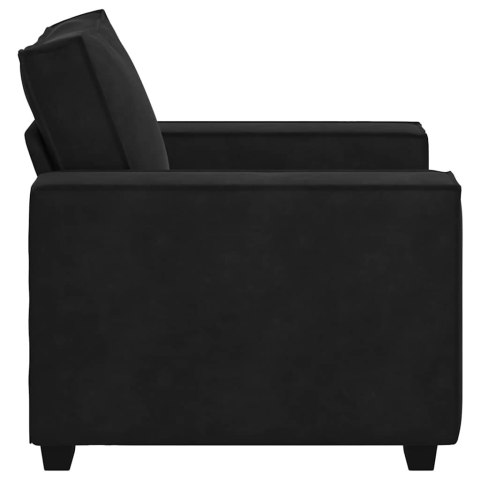  Sofa Fotel Czarny 60 cm Aksamit Lumarko! Lumarko!
