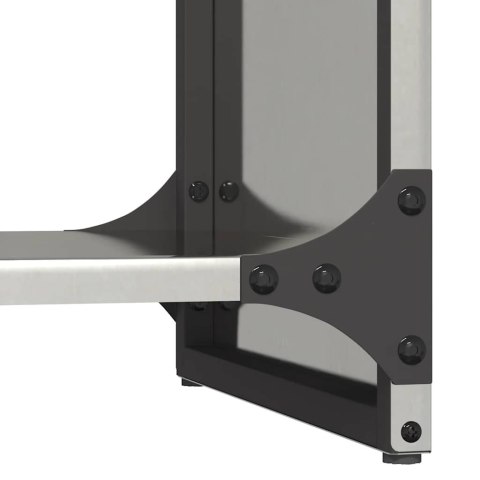  Stojak na drewno opałowe 40x30x80 cm Stal nierdzewna Lumarko! Lumarko!